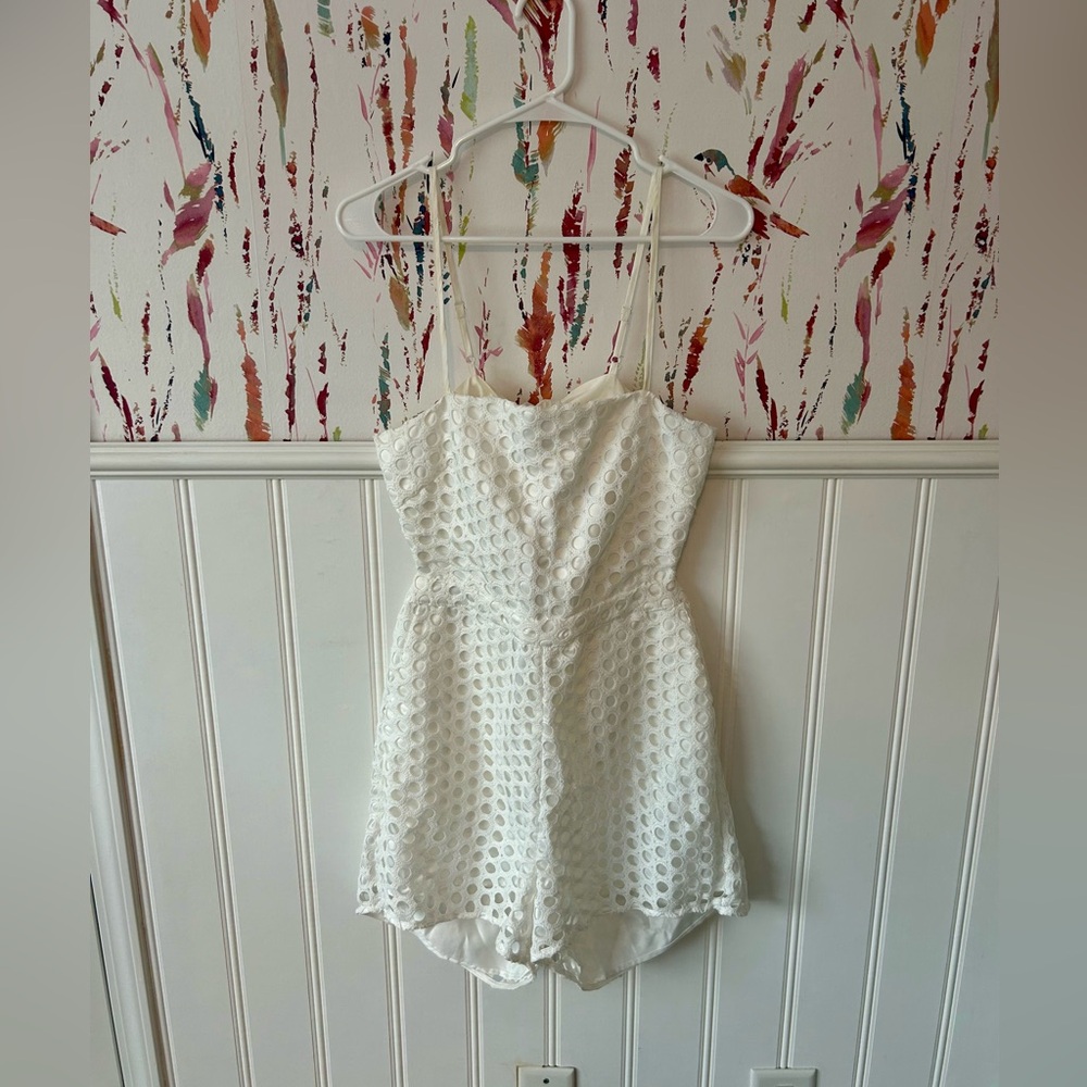 White Eyelet Romper